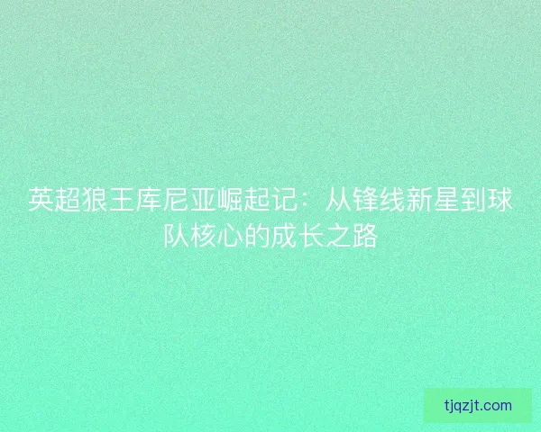 英超狼王库尼亚崛起记:从锋线新星到球队核心的成长之路 英超狼王库尼亚崛起记:从锋线新星到球队核心的成长之路
